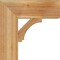 Ekena Millwork Imperial Block Rough Sawn Bracket, Western Red Cedar, 6"W x 20"D x 20"H BKT06X20X20IMP05RWR - alternate 2